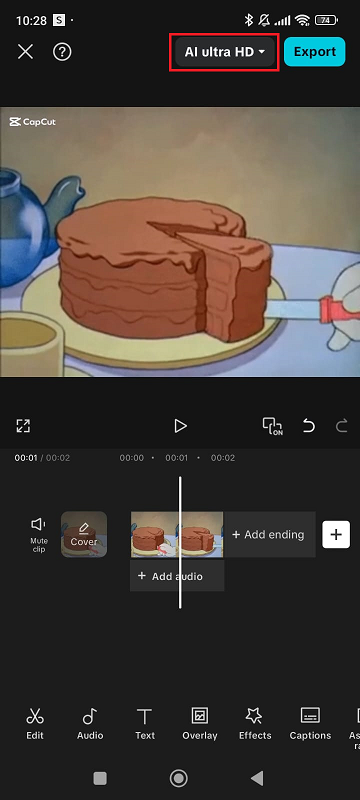 CapCut mobile